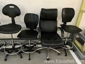 Lot of 8 Laboratory Chairs