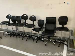 Lot of 8 Laboratory Chairs
