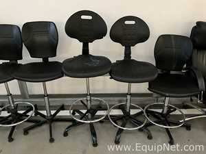Lot of 8 Laboratory Chairs