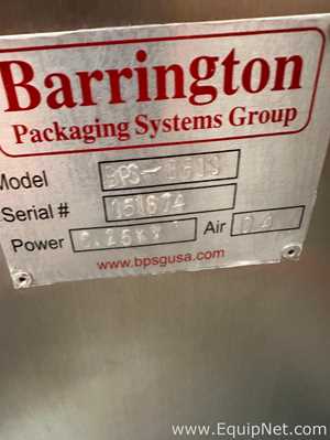 Encelofanadora Barrington Packaging Systems BPS-350 HFFS