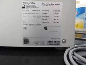 Thermo Scientific Sorvall Legend Micro 21R Refrigerated Microcentrifuge