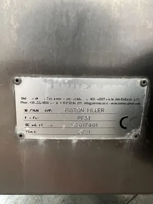 Unimac/Gherri LINEAR PISTON FILLER MOD. PF3T Filler