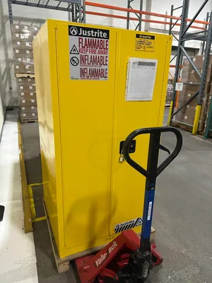 Justrite Sure-Grip EX 896200 55 Gallon Flammable Liquid Storage Cabinet