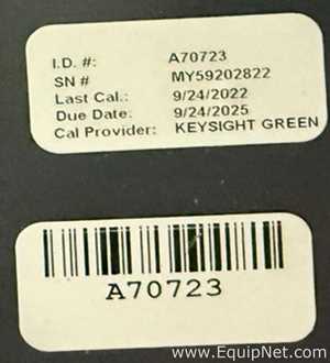 Agilent E50808-290 Vector Network Analyzer
