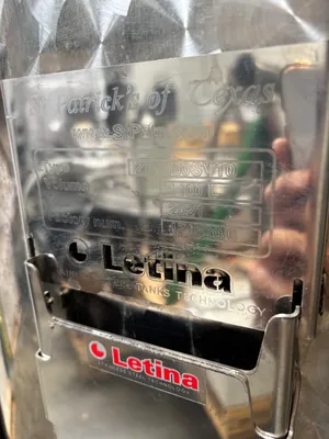 Tank Edelstahl Letina ZR1100SV10