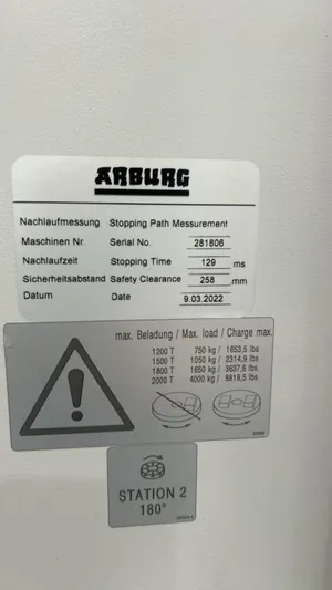 Arburg Allrounder 1800T Injection Molder