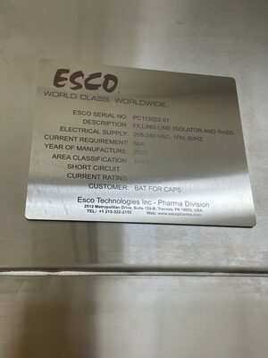 Linha de Envase de Ampolas Bausch 