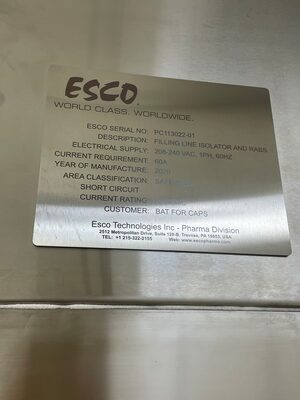Linha de Envase de Ampolas Bausch 