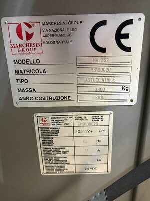 Encartonadora Horizontal Marchesini Group MA352