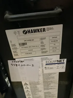 Toyota BT Staxio SWE120L Electric Pallet Stacker With Hawker Battery