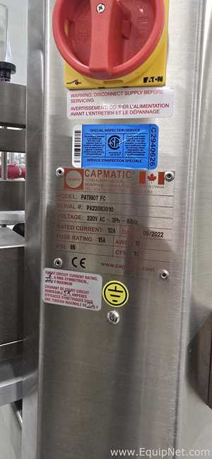 Capmatic Patriot FC Monobloc Filler Dropper Capper Combination