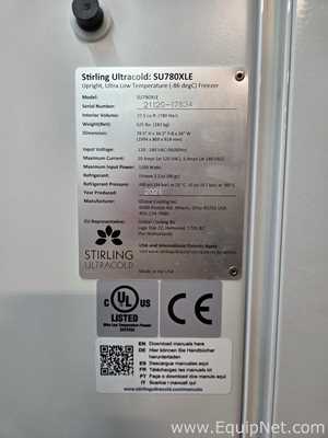 Freezer Stirling Ultracold SU780XLE