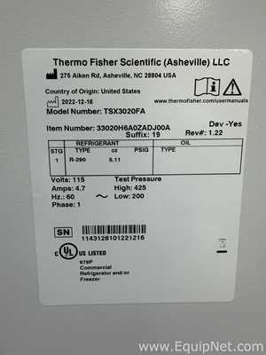 Freezer Thermo Scientific TSX3020FA