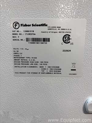 Refrigeradores Fisher Scientific 17LREEFSA