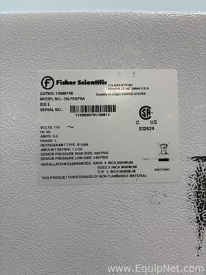 Gefriergerät Fisher Scientific 20LFEEFSA