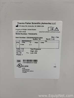 Gefriergerät Thermo Scientific TSX3020FA