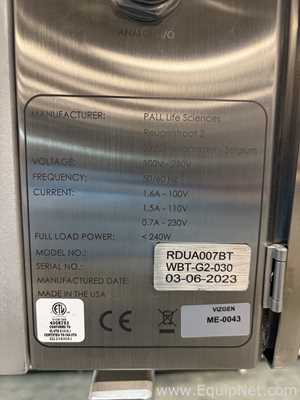 Pall Life Sciences RDUA007BT WandMixer Bench-Top Drive Mixing System