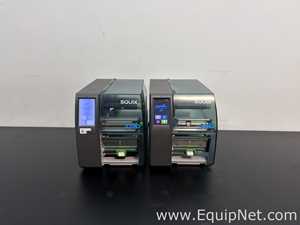 Lot of 2 CAB Squix 4/600P Thermal Transfer Printers