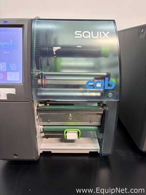 Lot of 2 CAB Squix 4/600P Thermal Transfer Printers