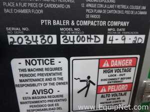 Enfardadeira PTR Baler and Compactor Company 3400HD