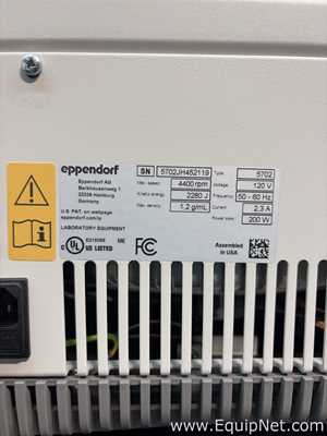Los aus 2 Laborzentrifuge Eppendorf 5702