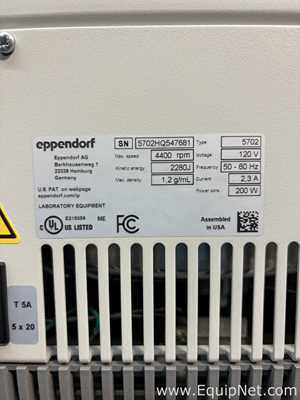 Los aus 2 Laborzentrifuge Eppendorf 5702