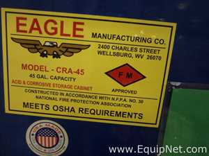 Lote de 2 Gabinete de Almacenamiento Eagle Manufacturing Co CRA-45.  45 Galones