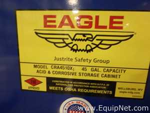 Lote de 2 Gabinete de Almacenamiento Eagle Manufacturing Co CRA-45.  45 Galones