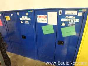 Lote de 2 Gabinete de Almacenamiento Eagle Manufacturing Co CRA-45.  45 Galones