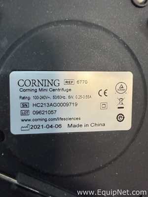 Lote de 5 Centrífuga para laboratorio Corning 6770