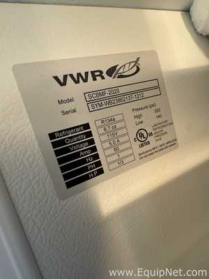 Freezer VWR Scientific SCBMF-2020