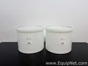 Lot of 2 PALL RSTA050A Single Use Mixing Containers
