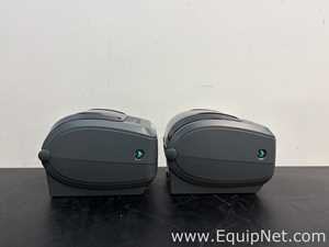 Lot of 2 Zebra Technologies GX430T Label Printers