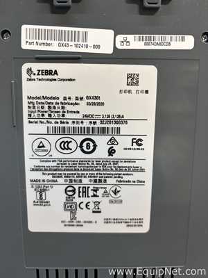 Lot of 2 Zebra Technologies GX430T Label Printers