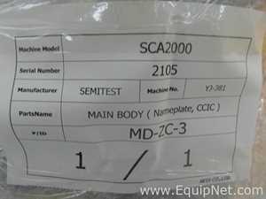 Equipamento de Medição da Espessura de Wafer Semitest SCA-2000