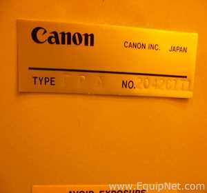 Canon FPA-2000 I1 Stepper