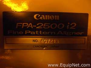 Canon FPA-2500 I2 Stepper
