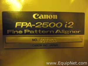 Canon FPA-2500 I2 Stepper