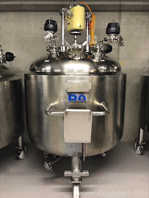 Edelstahl Maurer AG Mobiler Bulkkessel 850L 1000L带轮子的搅拌容器