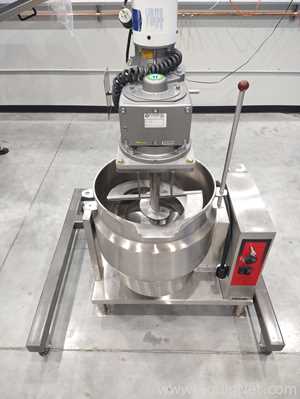 Vulcan K20ETT Jacketed Mixing Vessel With A Fusion Fluid Equipment Helical Agitator Like NEW
