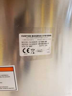Congelador Custom Biogenics System V-1500 AB