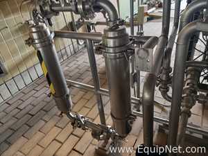 Skid with Stainless Steel Tank Valves and Filters