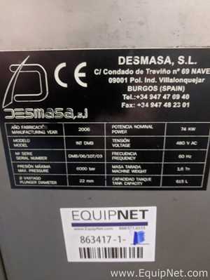 Desmasa S.L INT DMB对超高压增强泵用于水射流机