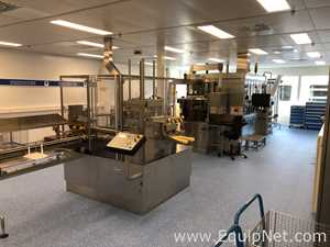 Brevetti CEA SpA ATM2x8 Pre-filled Syringe Inspection Line with Tray Unloader and Loader