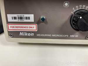 Nikon Measuring Microscope MM-60