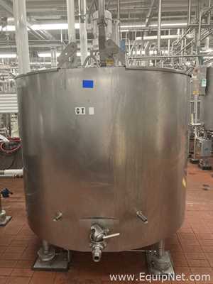 Walker Stainless Equipment Company, Inc. 600 Gallon Sanitary Stainless Steel Jkt And Agit Kettle