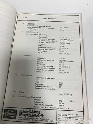 Mezclador Diosna V 250