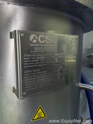 Tanque aço inox CSC 400 liters, stainless steel, with agitation