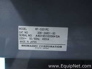 Espectrofotómetro Shimadzu RF-5301 PC