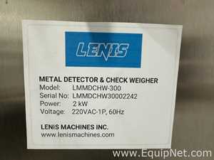Lenis Machines LMMTCW-320 Metal Detector and Checkweigher